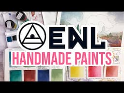 Trying Out ENL's Professional Watercolours - Handmade in Canada - Gorgeous Artisan Colors 🎨🇨🇦