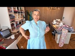 How I am using fabric scraps to make a dress (and lots of beautiful textiles)