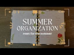 Summertime Organization Series #gettingorganized #summer
