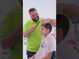 O Theo chegou no Corte Kids em busca de um corte moderno e cheio de estilo!