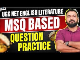 How To Solve MSQs Type Questions in UGC NET English Exam ? Multiple Selective Questions  Practice