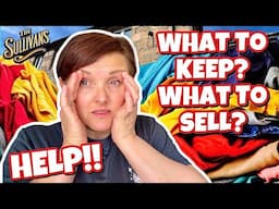** What to KEEP? What to SELL? ** | HUGE Kids Clothing Sort & Chat!