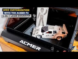 LEGO customization with the ACMER P3 2-in-1 laser engraver