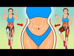 ➜ Stubborn Belly Fat? ➜ Lose It Quickly with This One 5-Min Stand-Up Workout!🔥Slim Your Waistline
