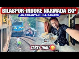 *RAC seat per Tasty Thali* 😋 Bilaspur Indore Narmada Exp Journey