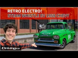 Steam Whistle's reborn 'Retro Electro' 1958 Chevrolet Apache EV pickup | Classic Car | Driving