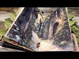 Elven Fairy Forest Junk Journal Flip Through Elves Magical Forest Fantasy Fairies Elf Nature