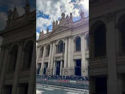 Archbasilica of St. John Lateran, Rome, Italy 🇮🇹   #Shorts #italy