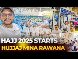 Hajj 2025 Begins | Surprised to see the Reactions & Emotions of Hujjaj | Aziziya to Mina Movement