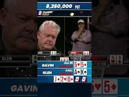 Can Gavin Avoid the Ace and Win a Massive Pot? #shorts