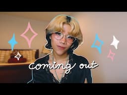 I'm officially coming out 🏳️‍⚧️