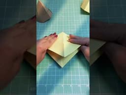 Chapeuzinho Origami Dobradura #alinnemarques #diy #origami #dobradura #alinnesworld #chapeuzinho
