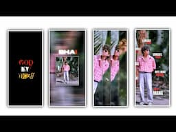 New Trending 1Pic Style Boys Attitude Lyrical Video Editing in Alight motion Instagram reels trend