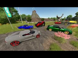 Finding Hidden Racecars at Abandoned Racetrack | Farming Simulator 25