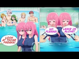 A wealthy man gets angry at his conjoined twin maids who can't swim properly... [Manga Dub]