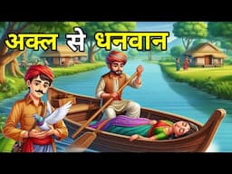 🔴 अक्ल से धनवान। Hindi Moral Story  | नई कहानियाँ I | Cartoon Moral kahani। bedtime story