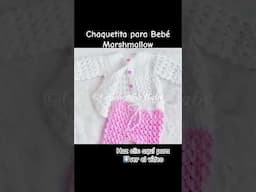Te Encantara 💕Teje Bello Conjunto Fácil y Rápido! Nuevo Patrón de Ganchillo #crochetforbaby #short