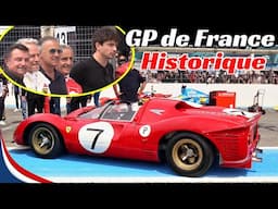 Grand Prix De France Historique 2025 - Leclerc, Alesì, Prost, Arnoux, Villeneuve - Champions Parade