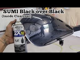 Let's Spray - SUMI Black Pearl over RUSTOLEUM @EyeCandyPigments