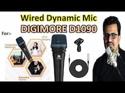 Wired Mic DIGIMORE D1090 for Singing | Best Wired Microphone for Singing | Wired Mic for Speaker
