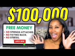 Website for $100,000 Grant – FREE Money for Anyone! (WORLDWIDE) No Strings Attached - HURRY APPLY