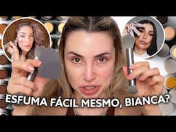 TESTANDO NOVIDADES DE MAKE DA BOCA ROSA!!