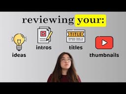Fixing YOUR titles, thumbnails, & intros (again)
