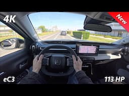 Citroën eC3 2025 POV Test drive (113 HP) City - Highway