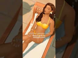 Must Have Sims Animation @DumplinSiims Beach Babe  #sims4 #sims4mods #sims4animation
