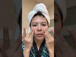 How I moisturize my skin at night ✨ #skincare