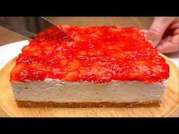 Das beste hausgemachte Dessert in 5 Minuten, das nicht jeder kennt! Kein Backen!