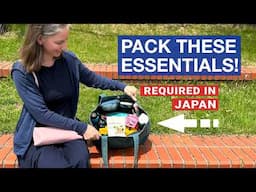 JAPAN Day Bag Travel Essentials Packing List for Spring 2025 🌸 🍓