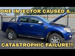 REPAIRING A FORD RANGER TRUCK WITH A BROKEN ENGINE