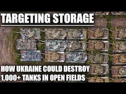 Can Ukraine Strike the 3k+ Tanks Sitting in the Open at Russian Central Tank Storage Bases?