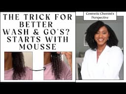 The Trick for Better Wash & Go’s: How Mousse Really Works (Backed by Science)