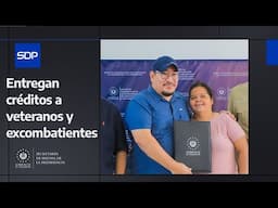 Gobierno del Presidente Nayib Bukele entrega créditos en beneficio de veteranos y excombatientes