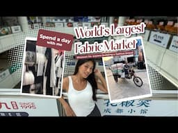 Spend a day with me at the world‘s largest fabric market | Thao Nhi Le