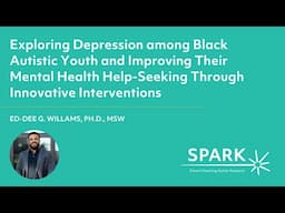 Exploring Depression among Black Autistic Youth and Improving Their Mental Health