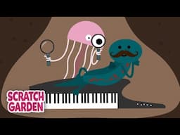 There's a Hole in the Bottom of the Sea | Scratch Garden Characters Super Funny Version!