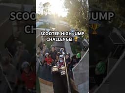 Scooter High Jump Challenge! New Record!🏆🛴 Roman Dellapena #shorts #fyp #shortvideo #reels #tricks