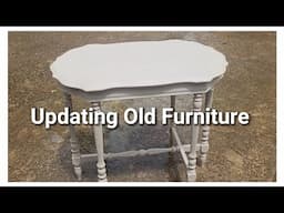 Upcycle Furniture/ Transforming an old piece into a new treasure.