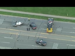 Chopper 7 captures footage of aftermath of fatal Warren crash