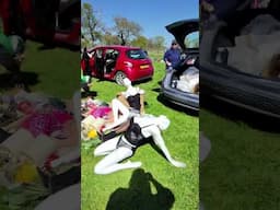 First boot sale of the season #thrifting #carbootfinds #fashion