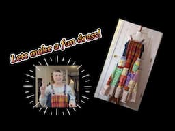 Upcycled clothing tutorial: How to make a fun summer dress.