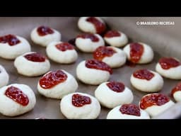 BISCOITINHO DE MAIZENA COM GOIABADA MAIS RÁPIDO DO MUNDO