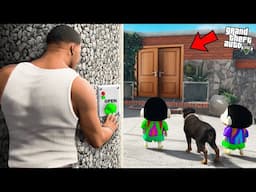 Franklin And Shinchan Opened A Secret Door Near Their House In GTA 5!