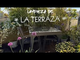 LIMPIEZA DE PRIMAVERA EN LA TERRAZA 🫧🧹