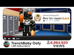 When a YN Becomes a Rapper in Roblox Fight in a School..🥷🏾