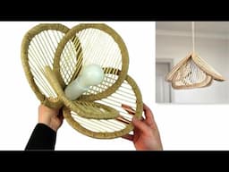 DIY Jute Rope Lamp  Anyone Can Try!