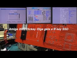 Amiga 2000 Dicke Olga gets a M2 B key SSD!